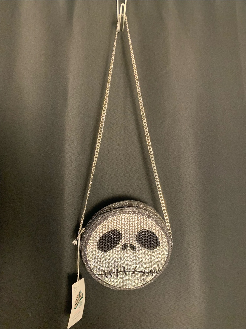 The Nightmare Before Christmas Jack Skellington Disney SkinnyDip Rhinestone Bag